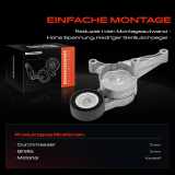 1x Spannrolle Riemenspanner für VW Golf Passat Audi A3 Seat Skoda