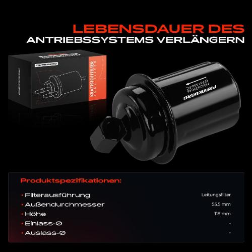 1x Kraftstofffilter für Hyundai Atos MX 1.0L 1998-2000 Bild 1x Kraftstofffilter für Hyundai Atos MX 1.0L 1998-2000