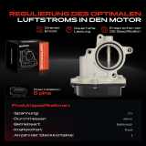 1x Drosselklappe Drosselklappenstutzen für VW Golf VI Passat Audi A1 Skoda Fabia II Seat Altea