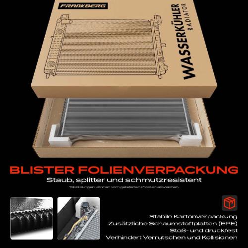 Frankberg 1x Kühler Wasserkühler Motorkühler für Ford Focus III Volvo S60 II Land Rover Bild Frankberg 1x Kühler Wasserkühler Motorkühler für Ford Focus III Volvo S60 II Land Rover