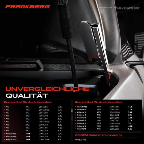 1x Scharnier Motorhaube Vorne Rechts für Audi A6 4F2 Allroad 4FH Avant 4F5 Bild 1x Scharnier Motorhaube Vorne Rechts für Audi A6 4F2 Allroad 4FH Avant 4F5