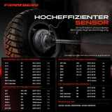 1x ABS Sensor Vorderachse beidseitig für Citroën C3 II Picasso C4 Cactus C-Elysee DS3 Cabriolet DS Peugeot 207