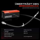 1x Bremsschlauch Bremsschläuche Vorderachse Links für Toyota Camry Stufenheck V3 ACV3 MCV3 XV3 2001-2006