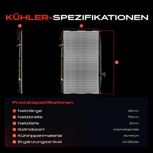 1x Kühler Wasserkühler Motorkühler für Hyundai Santa Fé II CM 2005-2012 Bild 1x Kühler Wasserkühler Motorkühler für Hyundai Santa Fé II CM 2005-2012