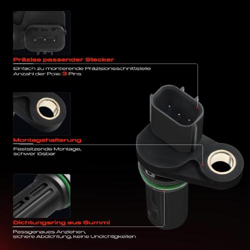 1x Kurbelwellensensor Impulsgeber für Honda Accord VII CR-V III Civic VIII FR-V Jazz II 1.8L 2.0L Bild 1x Kurbelwellensensor Impulsgeber für Honda Accord VII CR-V III Civic VIII FR-V Jazz II 1.8L 2.0L
