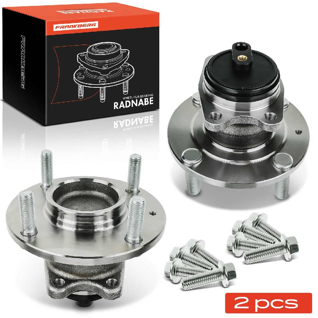 2x Radnabe Radlagersatz Hinterachse beidseitig für Mitsubishi Colt CZC Cabriolet VI Smart Forfour