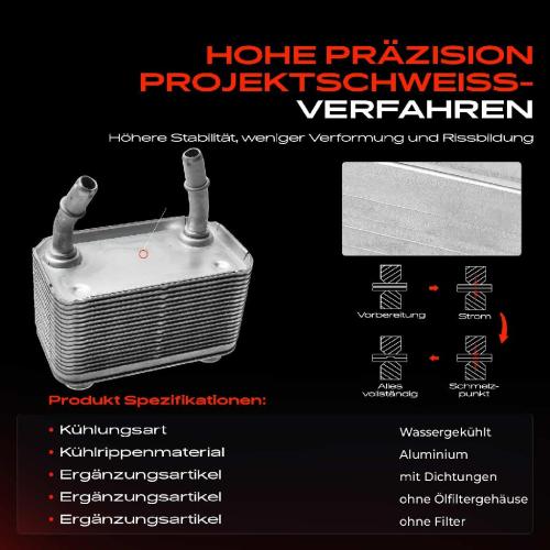 1x Ölkühler Motoröl für BMW X5 E53 2000-2006 3.0L 4.4L 4.6L Bild 1x Ölkühler Motoröl für BMW X5 E53 2000-2006 3.0L 4.4L 4.6L