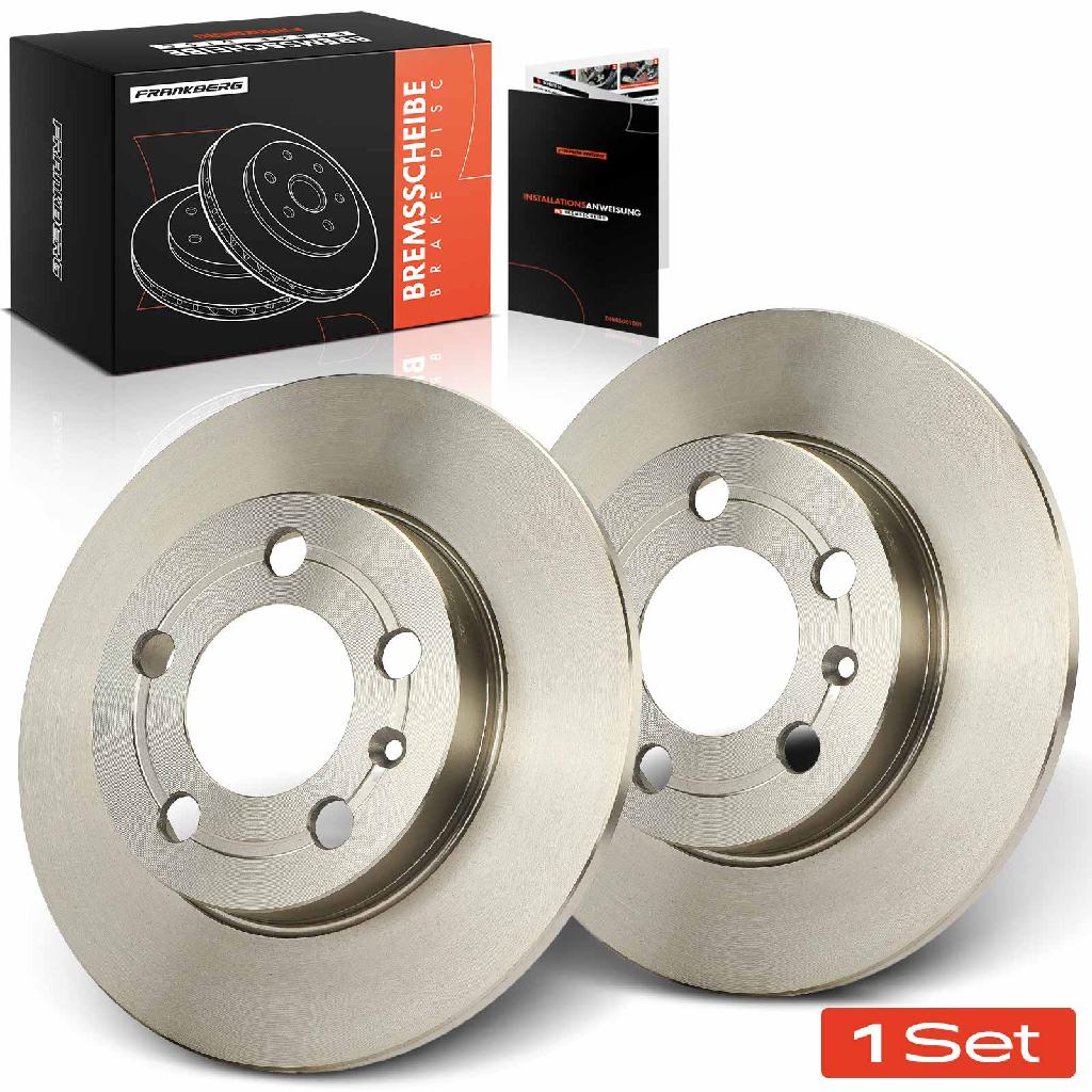 2x Bremsscheiben Hinterachse für VW Golf IV Bora Variant Audi A3 TT Roadster Skoda Octavia I Combi