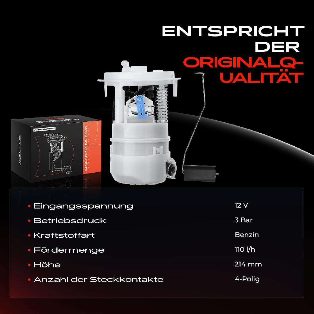 1x Kraftstoffpumpe für Citroën C4 Grand Picasso I UA C4 Grand Picasso II DA DE C4 II NC C4 Picasso I MPV