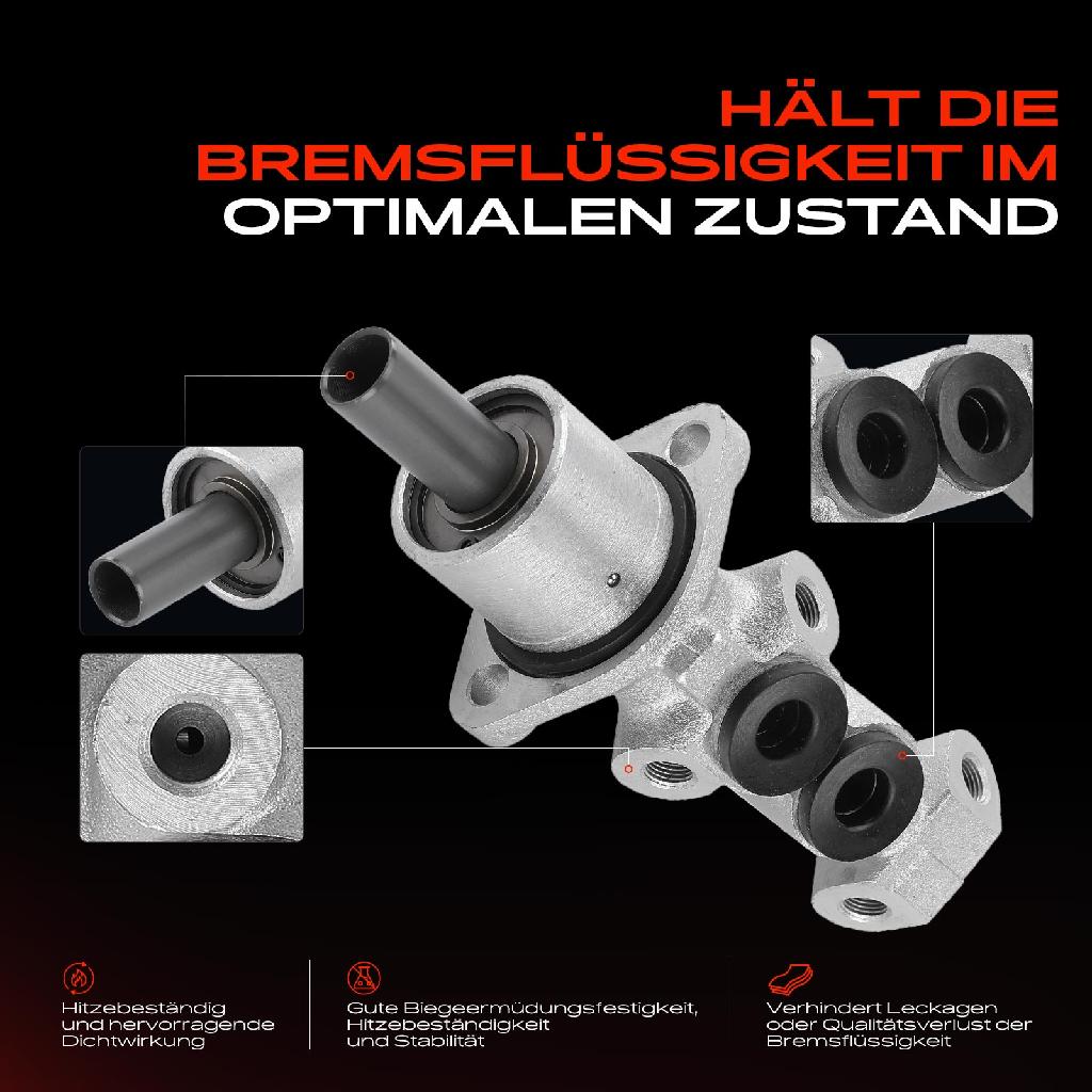 1x Hauptbremszylinder Bremszylinder für VW Polo Caddy II Seat Cordoba Ibiza II Inca