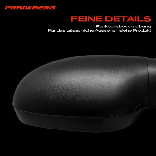 Frankberg 1x Außenspiegel Links für Renault Megane I BA0/1 EA0/1 DA0/1 LA0/1 1996-2003 Bild Frankberg 1x Außenspiegel Links für Renault Megane I BA0/1 EA0/1 DA0/1 LA0/1 1996-2003