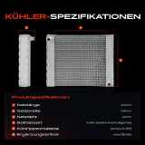 1x Kühler Wasserkühler Motorkühler für BMW 5er F10 6 F06 F12 F13 X6 F16 F86 Alpina B7 4.4L