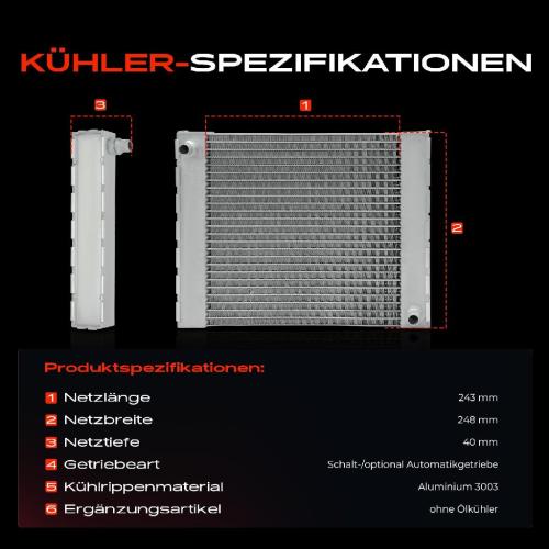 1x Kühler Wasserkühler Motorkühler für BMW 5er F10 6 F06 F12 F13 X6 F16 F86 Alpina B7 4.4L Bild 1x Kühler Wasserkühler Motorkühler für BMW 5er F10 6 F06 F12 F13 X6 F16 F86 Alpina B7 4.4L