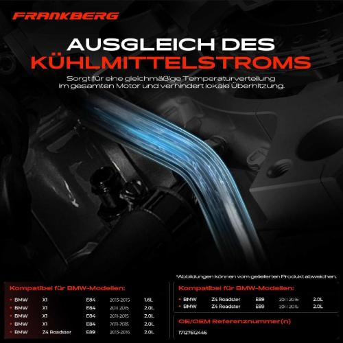1x Kühlerschlauch Wasserschlauch für BMW X1 E84 Z4 Roadster E89 2011-2016 2.0L Bild 1x Kühlerschlauch Wasserschlauch für BMW X1 E84 Z4 Roadster E89 2011-2016 2.0L