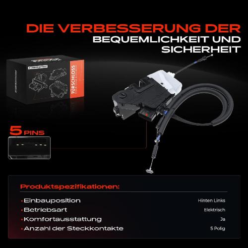 1x Türschloss Hinten Links für Hyundai Tucson TL TLE TLE 1.6L 1.7L 2.0L 2.4L 2016-2023 Bild 1x Türschloss Hinten Links für Hyundai Tucson TL TLE TLE 1.6L 1.7L 2.0L 2.4L 2016-2023