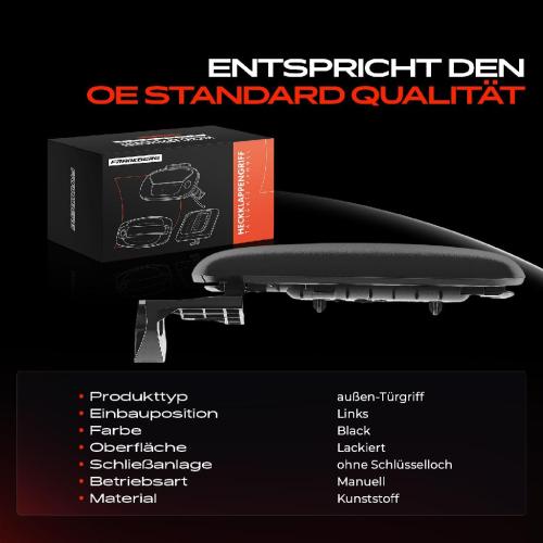 1x Türgriff Links außen für Fiat Punto 176 Punto Cabriolet Punto Van 1.1L 1.2L 1.4L 1.6L 1.7L 1993-2000 Bild 1x Türgriff Links außen für Fiat Punto 176 Punto Cabriolet Punto Van 1.1L 1.2L 1.4L 1.6L 1.7L 1993-2000
