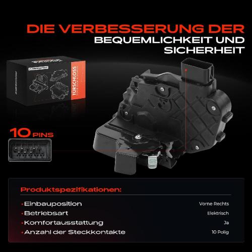 1x Türschloss Vorne Rechts für Land Rover Discovery III IV Freelander 2 Range Evoque Sport Bild 1x Türschloss Vorne Rechts für Land Rover Discovery III IV Freelander 2 Range Evoque Sport