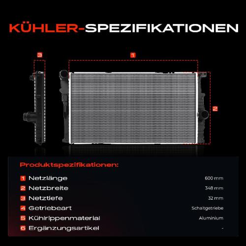 1x Kühler Wasserkühler Motorkühler für BMW 3er F30 F80 F20 F21 F23 F31 F34 F36 Bild 1x Kühler Wasserkühler Motorkühler für BMW 3er F30 F80 F20 F21 F23 F31 F34 F36