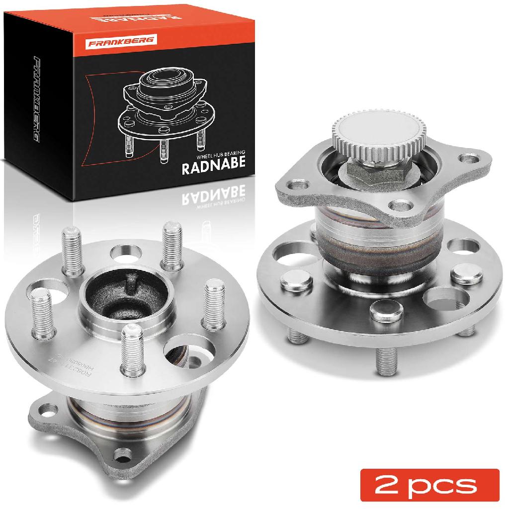 Frankberg 2x Radnabe Radlagersatz Hinterachse beidseitig für Toyota Avensis Liftback Station Wagon Carina E Sportswagon