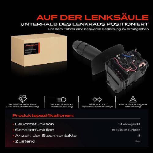 1x Kombischalter Lenkstockschalter für Dacia Logan LS FS KS US Sandero Bild 1x Kombischalter Lenkstockschalter für Dacia Logan LS FS KS US Sandero
