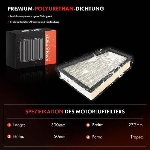 1x Luftfilter Filtereinsatz für Porsche 718 Boxster Cayman 982 2.0 2.5 ab 2016 Bild 1x Luftfilter Filtereinsatz für Porsche 718 Boxster Cayman 982 2.0 2.5 ab 2016