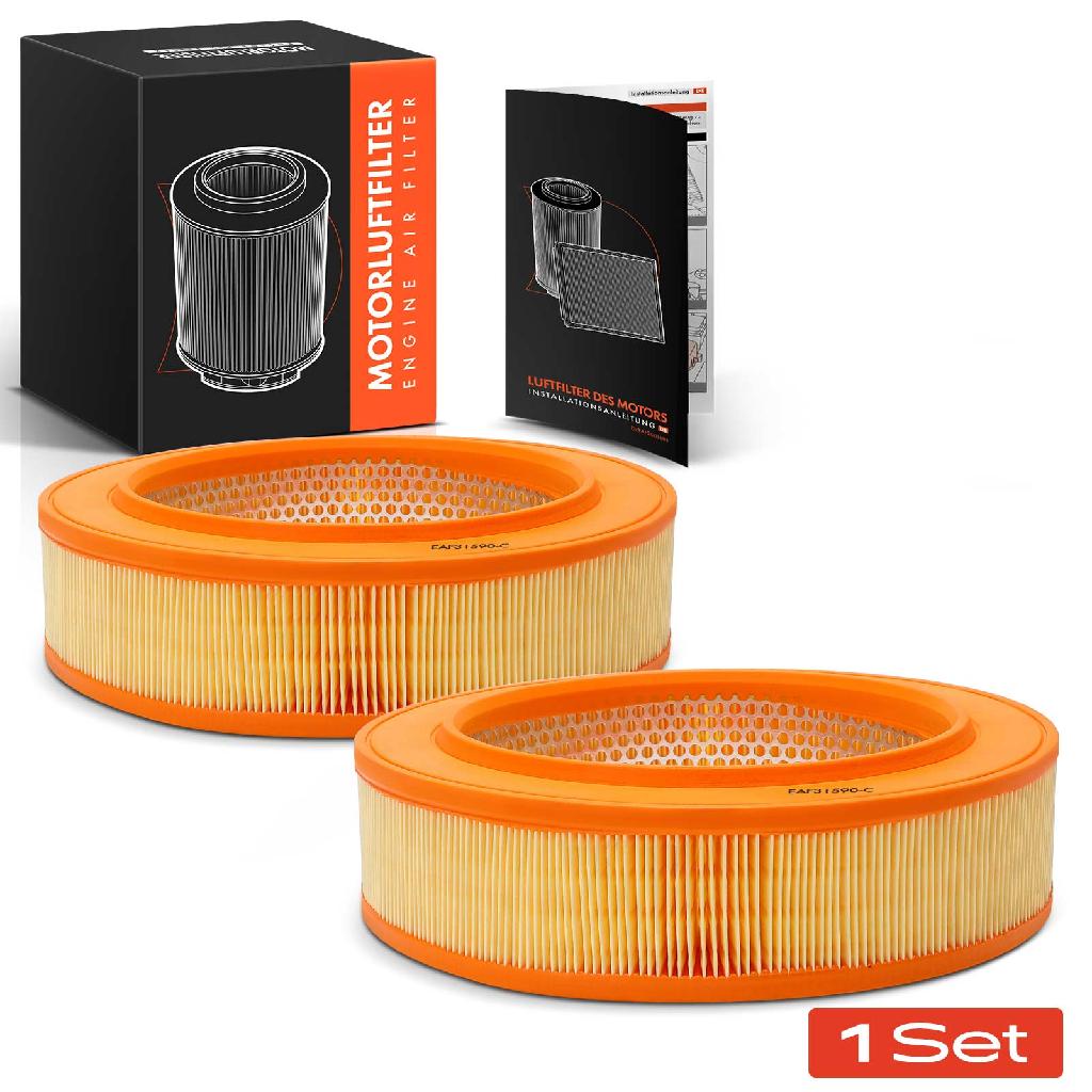 2x Luftfilter Filtereinsatz für Mercedes-Benz W123 S123 B601 B602 1976-1996