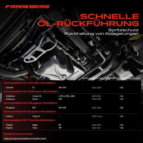 1x Ölwanne Motorölwanne für Citroën C1 Daihatsu Cuore 7 Sirion Peugeot 107 Toyota Aygo Yaris 1.0L Bild 1x Ölwanne Motorölwanne für Citroën C1 Daihatsu Cuore 7 Sirion Peugeot 107 Toyota Aygo Yaris 1.0L