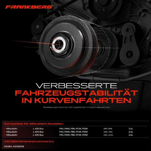 1x Riemenscheibe Kurbelwelle für Mitsubishi L 400 Bus PAV PAW PBV PCW PDW 2.4L Bild 1x Riemenscheibe Kurbelwelle für Mitsubishi L 400 Bus PAV PAW PBV PCW PDW 2.4L