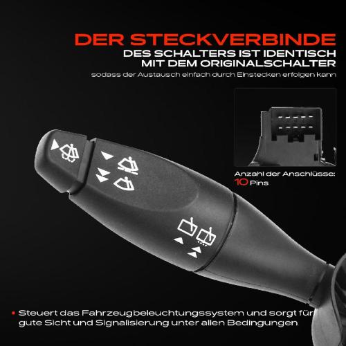 1x Kombischalter Lenkstockschalter für Ford Tourneo Connect Transit FM FN 2000-2013 Bild 1x Kombischalter Lenkstockschalter für Ford Tourneo Connect Transit FM FN 2000-2013