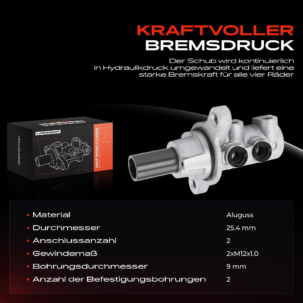 1x Hauptbremszylinder Bremszylinder für Ford Transit Bus Kasten Pick-up Tourneo