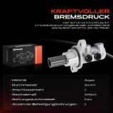 1x Hauptbremszylinder Bremszylinder für Ford Transit Bus Kasten Pick-up Tourneo