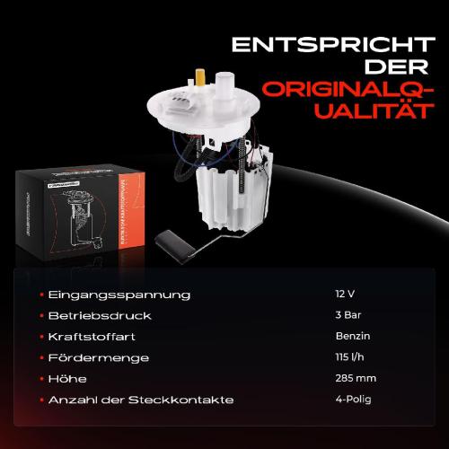 Frankberg 1x Kraftstoffpumpe für Opel Zafira Tourer C P12 Vauxhall Zafira MK III P12 1.8L Bj ab 2011 Bild Frankberg 1x Kraftstoffpumpe für Opel Zafira Tourer C P12 Vauxhall Zafira MK III P12 1.8L Bj ab 2011