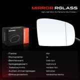 1x Spiegelglas Außenspiegel rechts für Mercedes-Benz M-Klasse W163 1998-2005