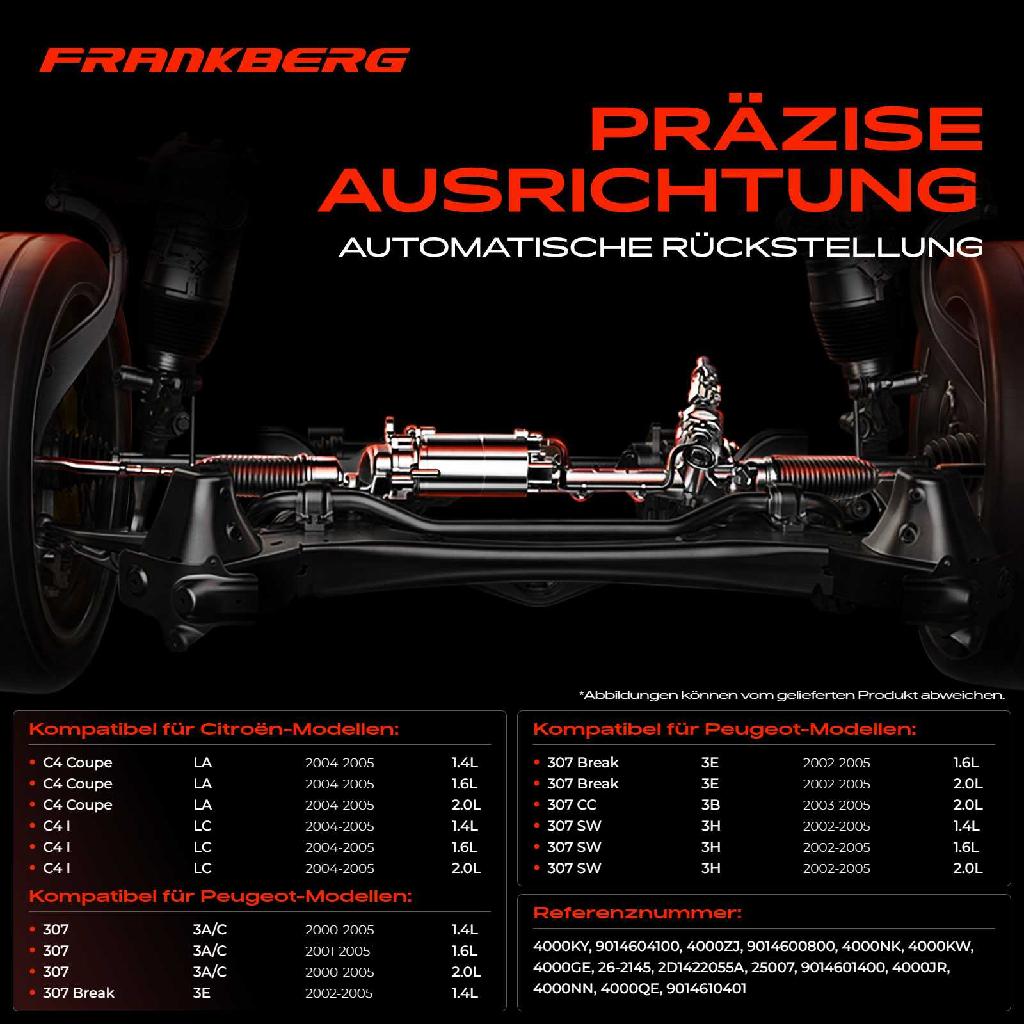 1x Lenkgetriebe Servolenkgetriebe für Citroën C4 I LA LC Peugeot 307 3A/C 3E 3B 3H