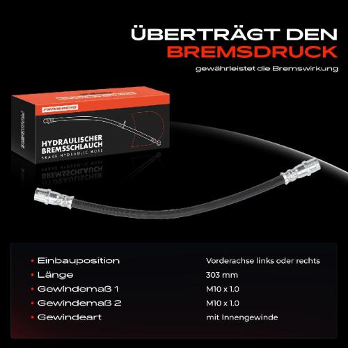 1x Bremsschlauch Bremsschläuche Vorderachse Links oder Rechts für Mercedes-Benz W210 S210 Bild 1x Bremsschlauch Bremsschläuche Vorderachse Links oder Rechts für Mercedes-Benz W210 S210