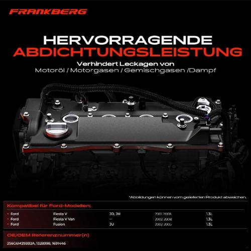 1x Ventildeckel Zylinderkopfhaube für Ford Fiesta V JD JH Fusion JU 1.3L 2001-2008 Bild 1x Ventildeckel Zylinderkopfhaube für Ford Fiesta V JD JH Fusion JU 1.3L 2001-2008