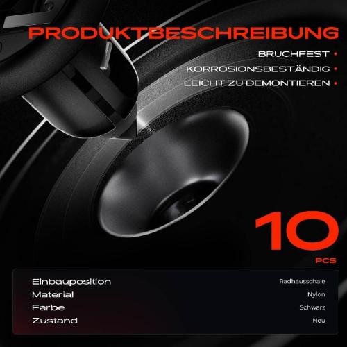 10x Befestigungsclips Radhausschale für Audi A4 Avant 8K5 8K2 A5 Cabriolet Sportback 8F7 Bild 10x Befestigungsclips Radhausschale für Audi A4 Avant 8K5 8K2 A5 Cabriolet Sportback 8F7