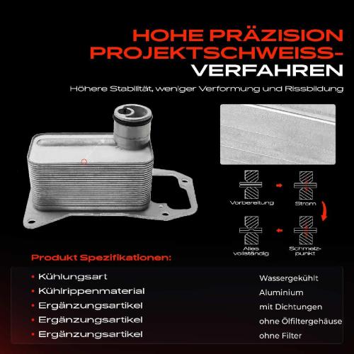 1x Ölkühler Motoröl für BMW E90 E91 E92 E93 F10 F07 F11 F01 X5 E70 X6 E71 3.0L Bild 1x Ölkühler Motoröl für BMW E90 E91 E92 E93 F10 F07 F11 F01 X5 E70 X6 E71 3.0L