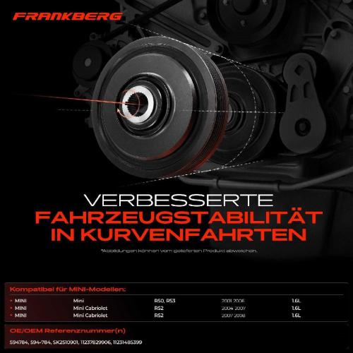 1x Riemenscheibe Kurbelwelle für MINI Mini Cabriolet R50 R53 R52 Bild 1x Riemenscheibe Kurbelwelle für MINI Mini Cabriolet R50 R53 R52