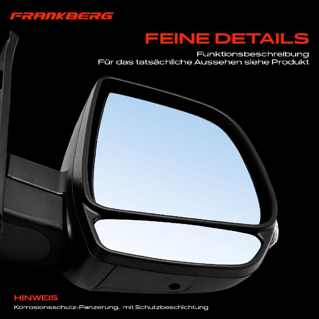 1x Außenspiegel Rechts für Fiat Doblo Cargo 263 1.2L 1.4L 1.6L 2.0L Bj ab 2010