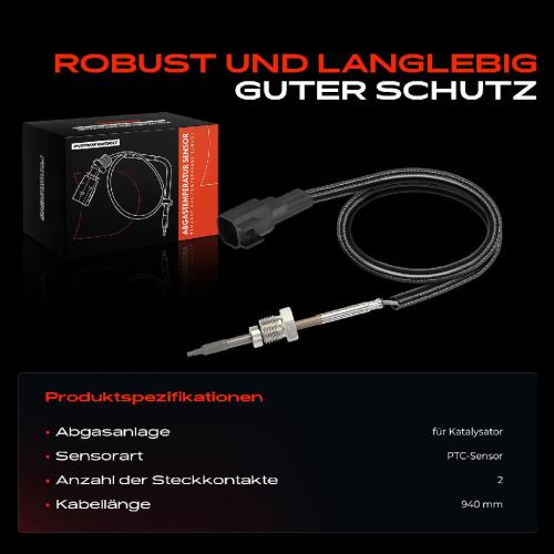 1x Abgastemperatursensor für Mercedes-Benz CLA Coupe C117 1.8L Bild 1x Abgastemperatursensor für Mercedes-Benz CLA Coupe C117 1.8L