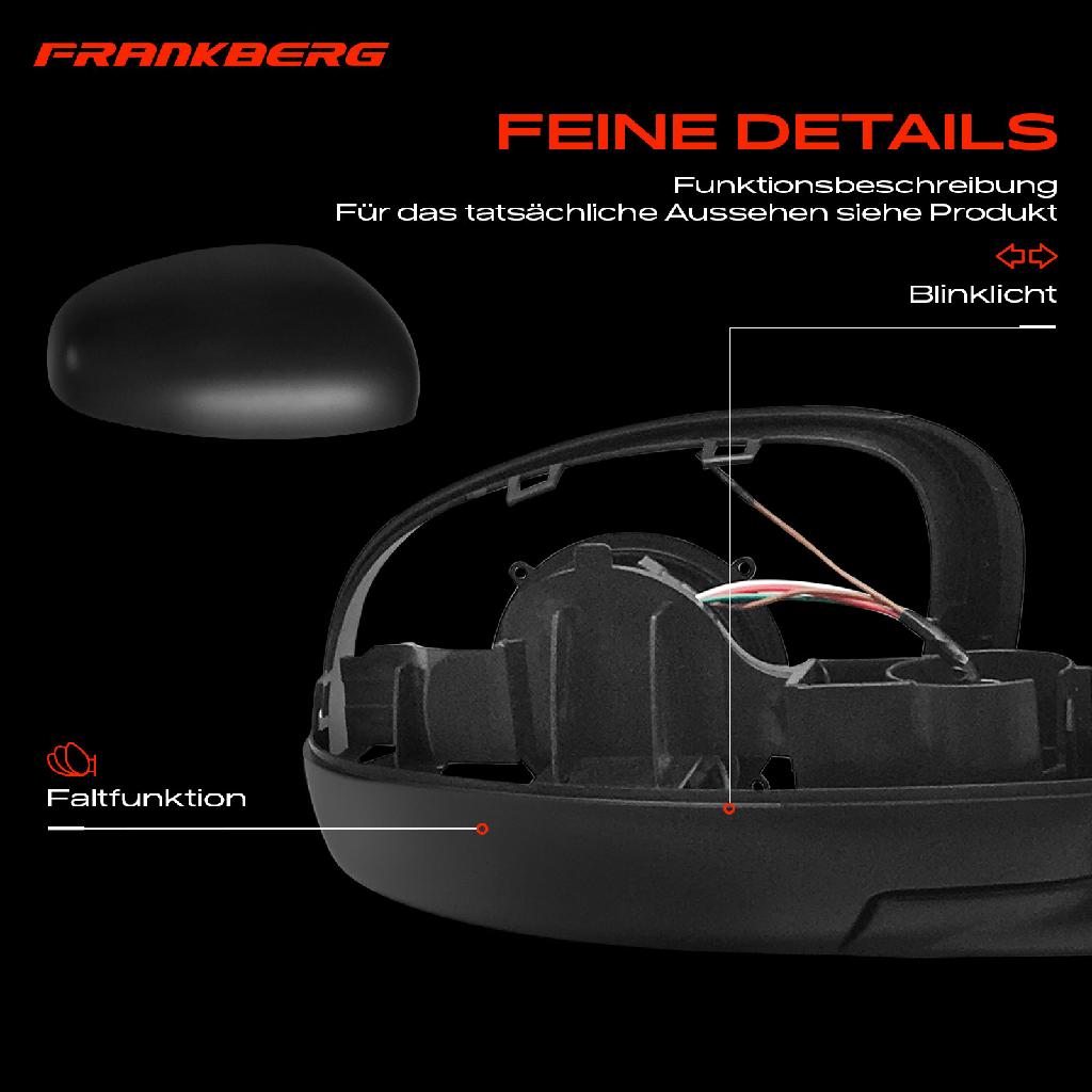 1x Außenspiegel Rechts für Skoda Fabia II 542 545 1.2L 1.4L 1.6L 1.9L 2006-2014