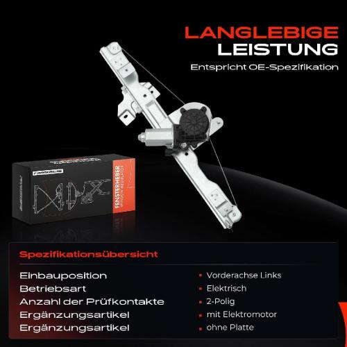 Frankberg 1x Fensterheber Vorne Links für Dacia Renault Logan LS_ US_ FS_ KS_ Bild Frankberg 1x Fensterheber Vorne Links für Dacia Renault Logan LS_ US_ FS_ KS_