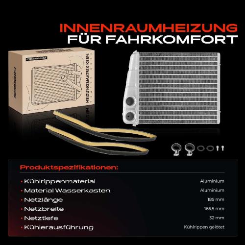 1x Wärmetauscher Innenraumheizung für Mercedes-Benz W169 W242 W245 W246 2004-2018 Bild 1x Wärmetauscher Innenraumheizung für Mercedes-Benz W169 W242 W245 W246 2004-2018