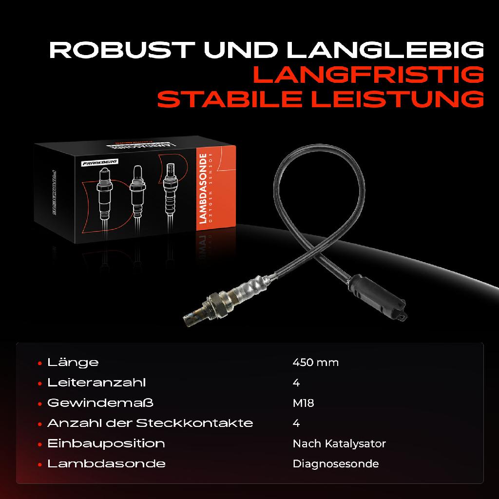 1x Lambdasonde Regelsonde Vor Katalysator für BMW 3er E30 Cabriolet Touring 5er Z1 Roadster E34