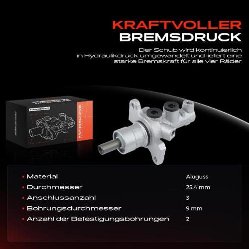 1x Hauptbremszylinder Bremszylinder für BMW 5er E39 520 -540 7er E38 725-750 X5 E53 Bild 1x Hauptbremszylinder Bremszylinder für BMW 5er E39 520 -540 7er E38 725-750 X5 E53