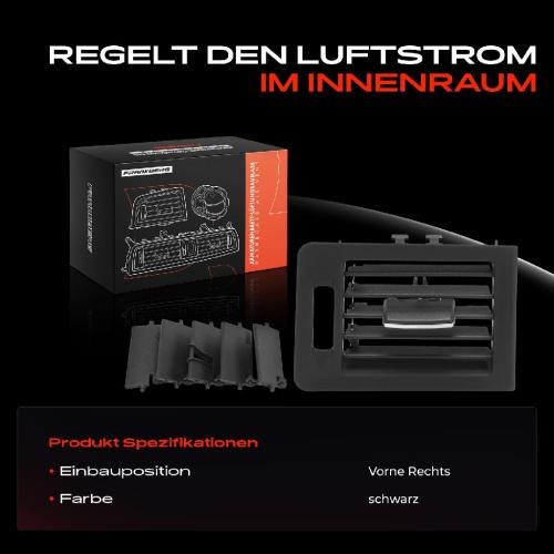 1x Luftdüse Armaturenbrett Vorne Rechts für Mercedes-Benz W204 C204 S204 2008-2013 Bild 1x Luftdüse Armaturenbrett Vorne Rechts für Mercedes-Benz W204 C204 S204 2008-2013