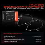 2x Seilzug Feststellbremse Hinterachse beidseitig für Suzuki SX4 Stufenheck EY GY GY RW 1.5L 1.6L 2.0L
