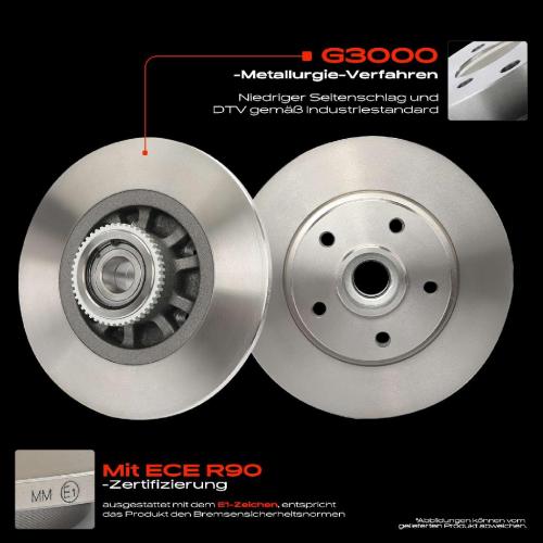 Frankberg 2x Bremsscheiben Hinterachse für Opel Vivaro B Kasten Combi Pritsche/Fahrgestell Renault Trafic III Bus Bild Frankberg 2x Bremsscheiben Hinterachse für Opel Vivaro B Kasten Combi Pritsche/Fahrgestell Renault Trafic III Bus