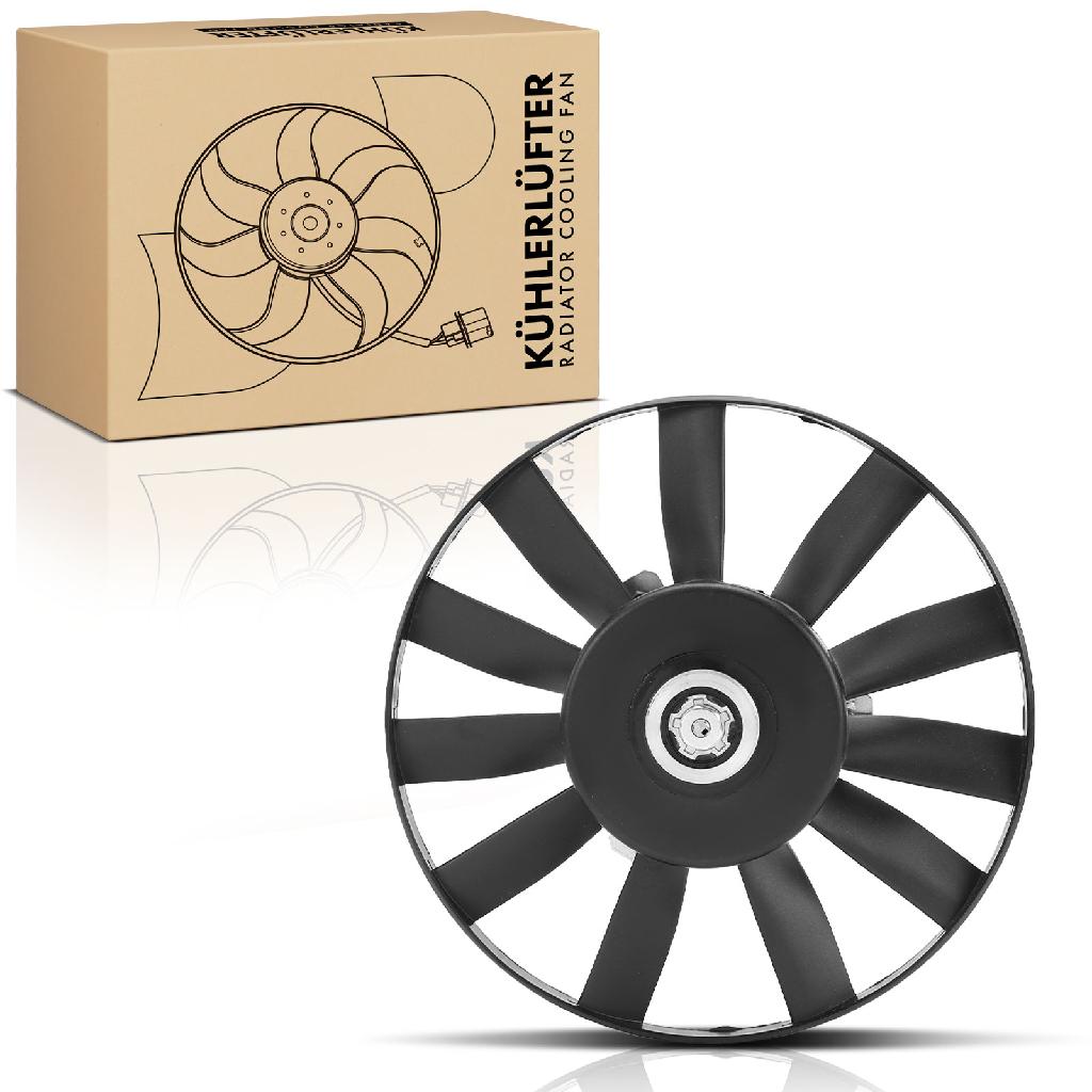 Frankberg 1x Motorkühller Einfachlüfter ohne Kühlerlüfterrahmen VW Golf III 1H1 Variant 1H5 Vento 1H2